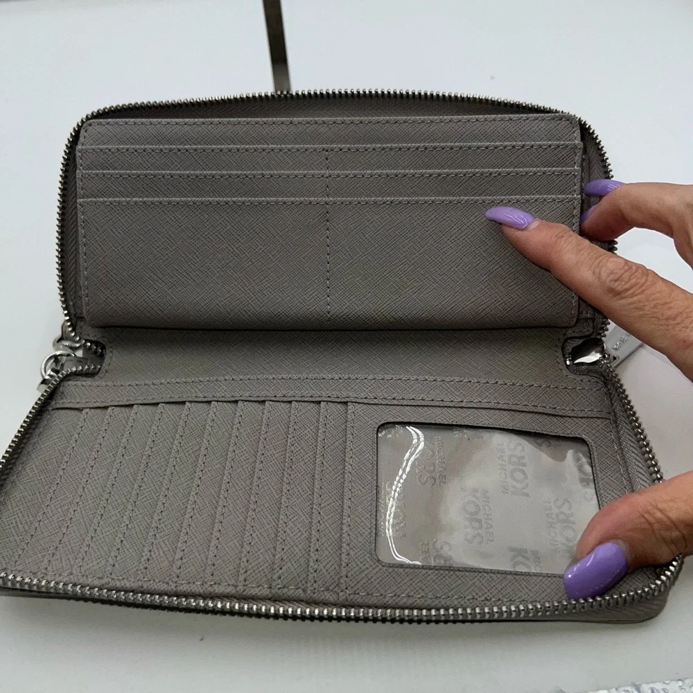 Michael Kors Signature Zip Around Wallet/Wristlet